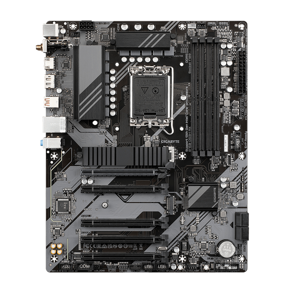 Image of Gigabyte B760 DS3H AX motherboard Intel B760 Express LGA 1700 ATX