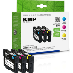 KMP E179V inktcartridge Cyaan, Magenta, Geel