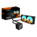 GIGABYTE GAMING 240 Liquid CPU Cooler- 2x120mm ARGB Fans, slide-in interlocking mechanism, DAISY-CHAIN, Intel LGA 1851 and AMD AM5 Compatible