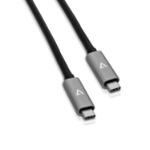 V7 V7UCC-2M-ALUGR-1EC USB cable 78.7" (2 m) USB C Aluminum, Gray