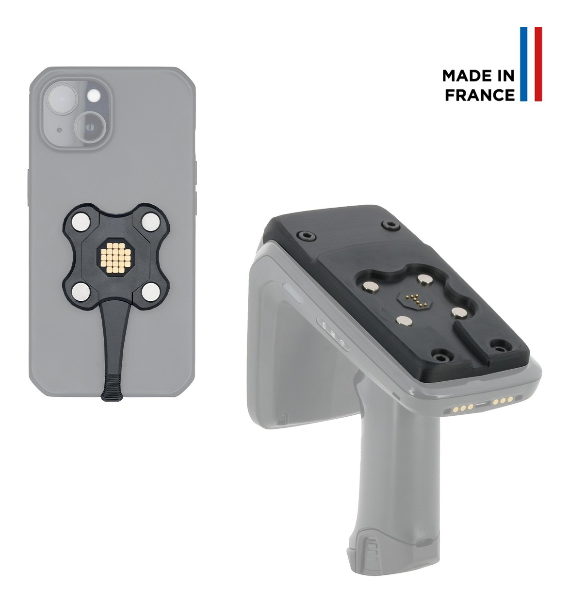 This solution enables a smartphone to be magnetically connected to a Zebra RFD40 UHF RFID reader for simple, fast and wireless use. thumbnail
