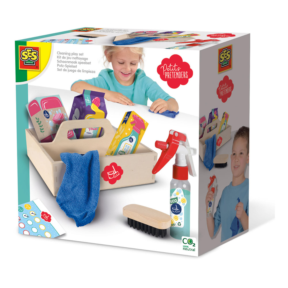 SES Creative Petits Pretenders Children's Cleaning Playset, 3 Years and Above (18018)