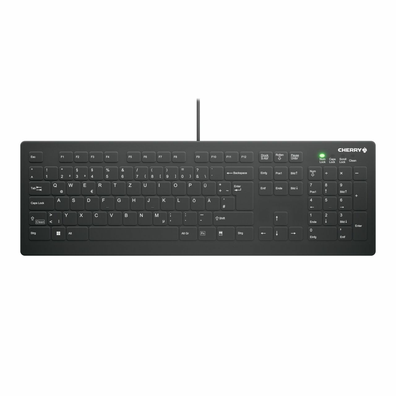 AK-C8112-US-B/DE CHERRY ACTIVE KEY MTA AK-C8112 Corded DE-Layout schwarz