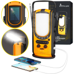 Extralink Powerbank Power Ranger EPS-6000 6000mAh, FM Radio, LED Light, Hand Crank, Solar panel