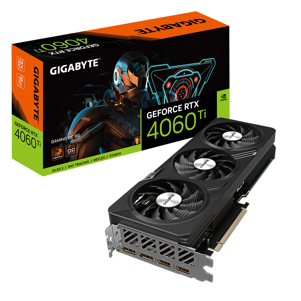 Image of Gigabyte GAMING GeForce RTX­­ 4060 Ti OC 8G NVIDIA GeForce RTX...