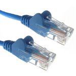connektgear 7m RJ45 CAT5e UTP Stranded Flush Moulded Network Cable - 24AWG - Blue