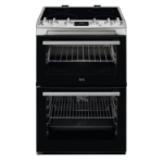 AEG 5000 Series 60cm Electric Cooker - Stainless steel