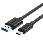 UNITEK Y-C474BK USB cable 1 m USB 3.2 Gen 1 (3.1 Gen 1) USB A USB C Black