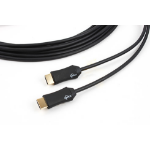 Opticis 20m, 2xHDMI HDMI kabel HDMI Type A (Standaard) Zwart