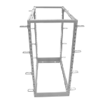 ALLNET ALL-SW4POST12GRAU rack cabinet 12U Freestanding rack Grey