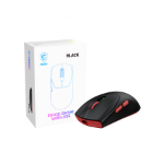 MSI Forge Gm340 Wireless Black mouse Gaming Ambidextrous RF Wireless + Bluetooth Optical 12000 DPI