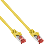 InLine Patch Cable S/FTP PiMF Cat.6 250MHz copper halogen free yellow 15m