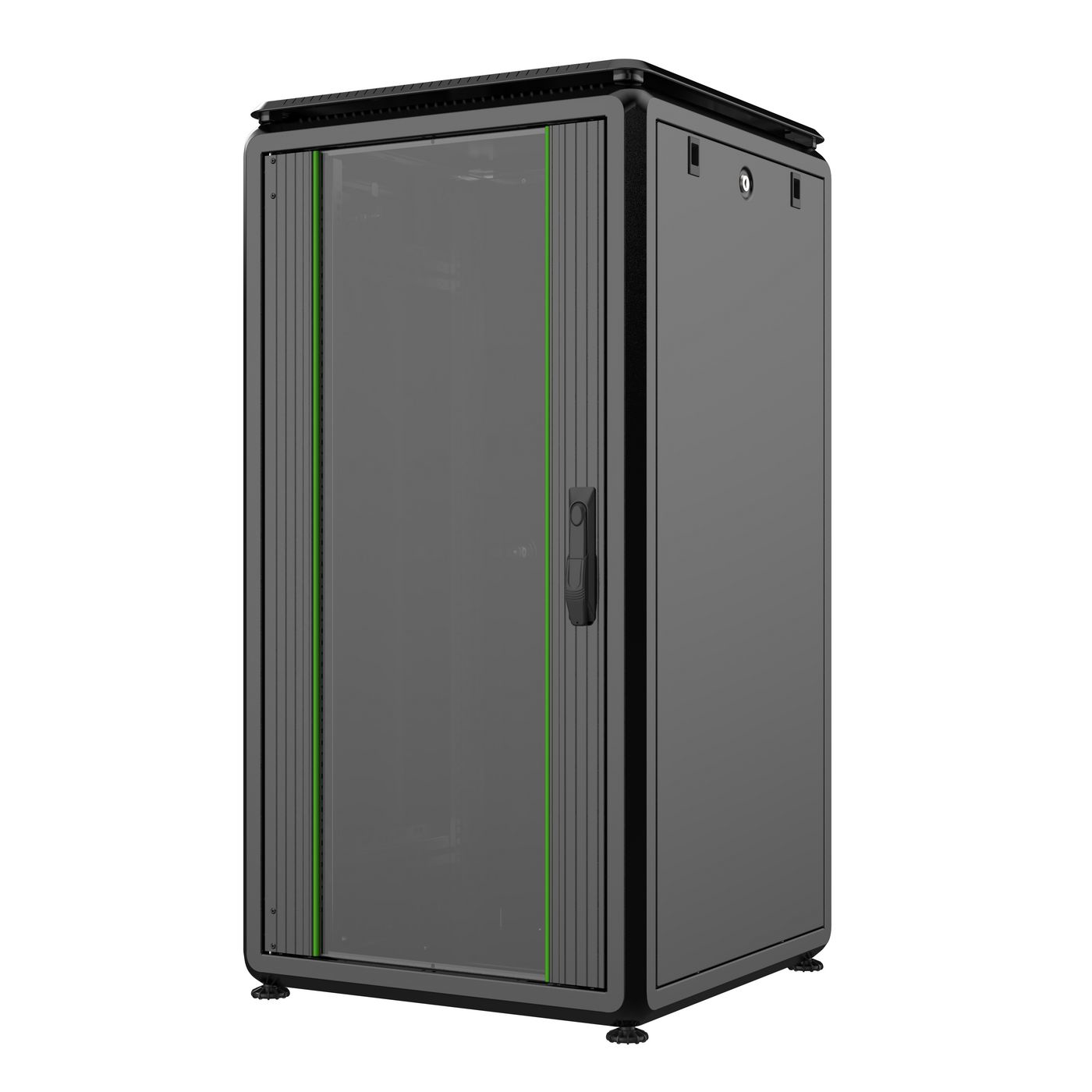 Lanview Black Rdl22u66bl Rack Cabinet 22U Freestanding Rack
