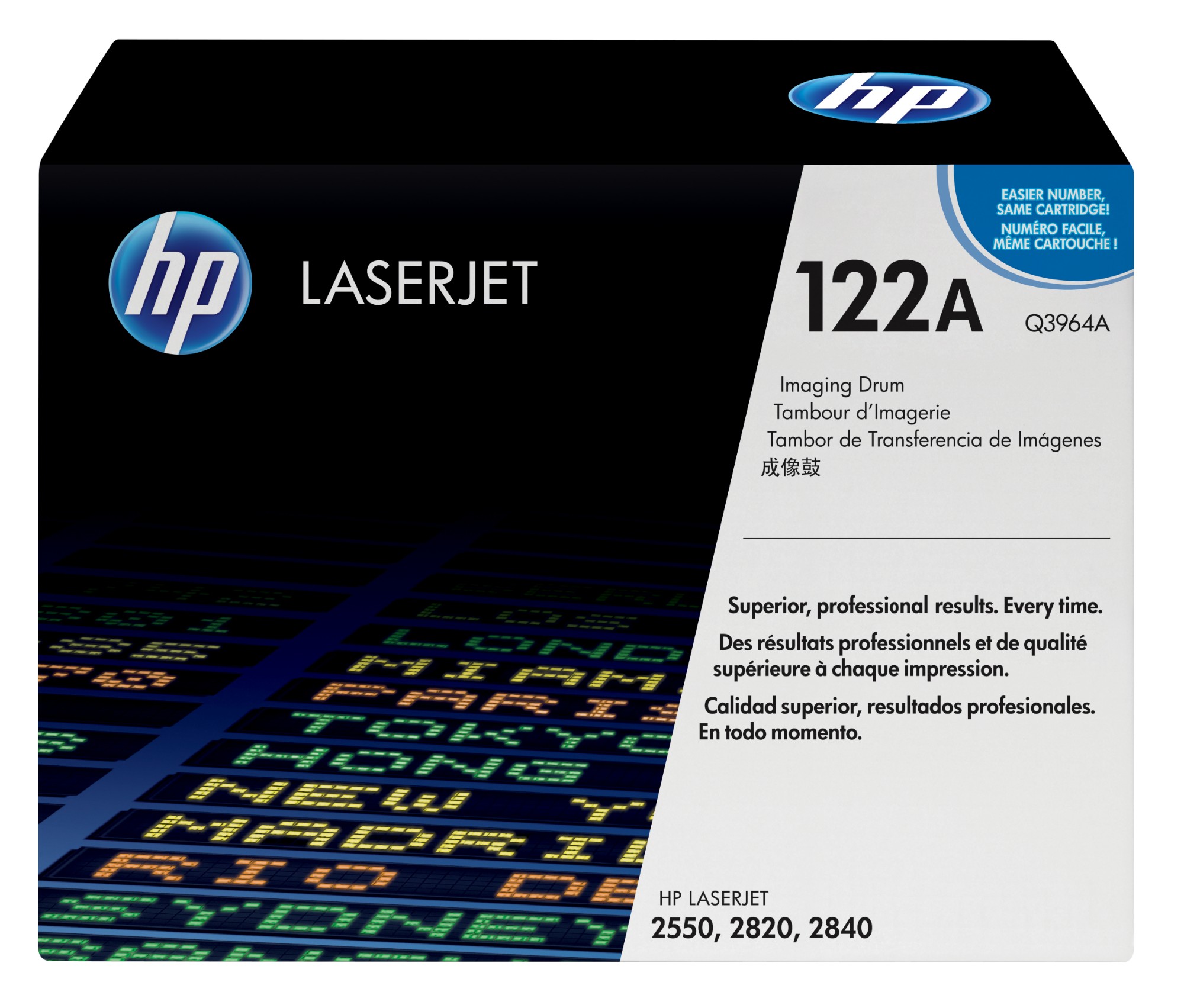 HP Q3964A/122A Drum kit, 20K pages ISO/IEC 19798 for HP Color LaserJet 2550