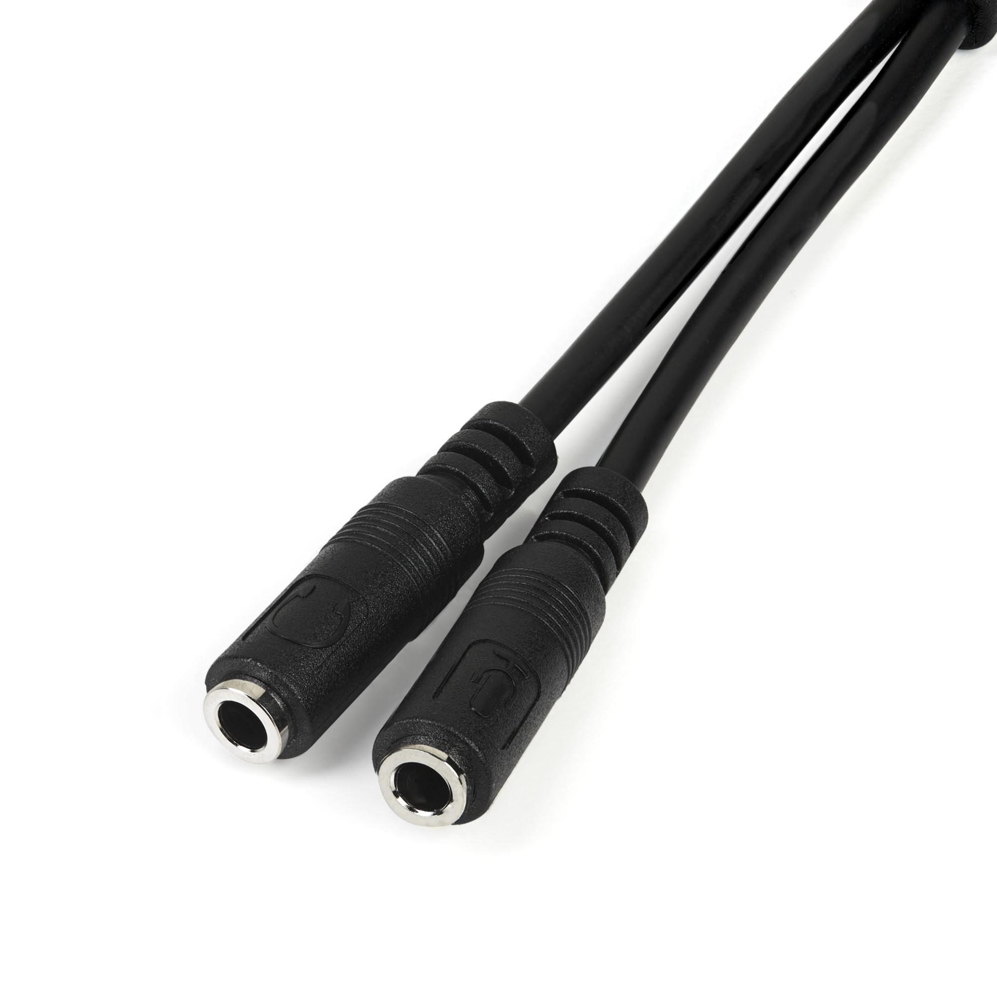 StarTech.com Headset adapter for headsets with separate headphone / microphone plugs - 3.5mm 4 position to 3 position and 2 position 3.5mm M/F