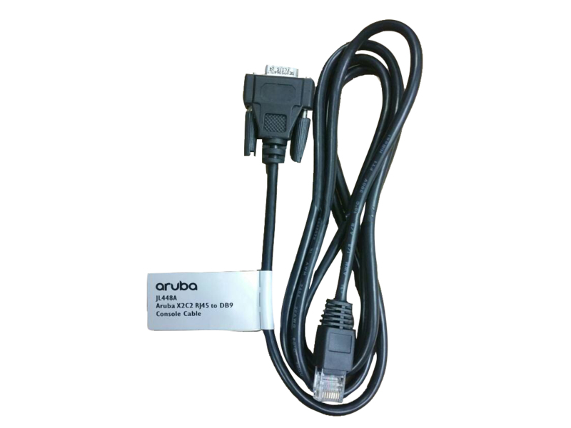 Photos - Cable (video, audio, USB) HP HPE JL448A serial cable Black 1.5 m DB-9 