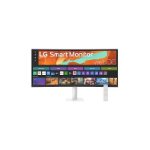 LG 34" SMART MONITOR,WEBOS,HDR10,VA,16:9,UWQHD(3840x1440),1800R,5ms,100Hz,HDMI(2.0)x2,BT,RJ45,WIFI,TILT,SPK(7Wx2),VESA100x100,3YR WTY
