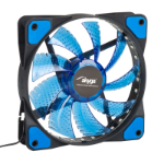 Akyga AW-12E-BL computer cooling system Computer case Fan 12 cm Black