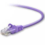 Belkin Cat 5e Snagless UTP Patch Cable networking cable Purple 196.9" (5 m)