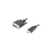 Lanberg CA-HDDV-20CU-0018-BK video cable adapter 1.8 m HDMI Type A (Standard) DVI-D Black