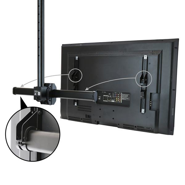 StarTech.com Ceiling TV Mount - 1.8' to 3' Short Pole