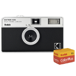 Kodak Ektar H35 Film Camera Reusable 35mm Half Frame with 36 Exposure Film Pack - Black