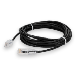 AddOn Networks ADD-35FSLCAT6A-BK networking cable Black 10.67 m Cat6a U/UTP (UTP)