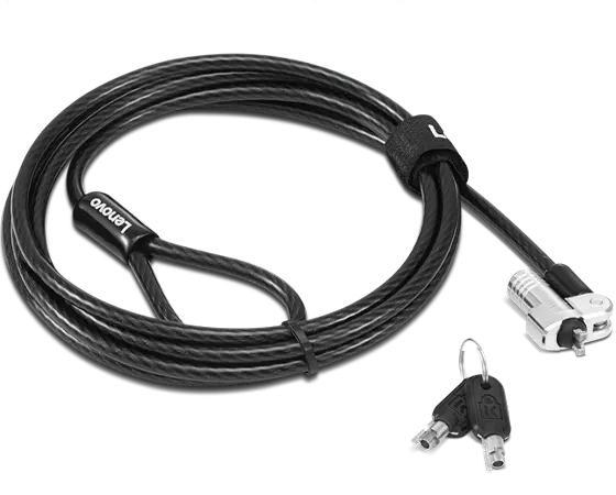 Photos - Cable (video, audio, USB) Lenovo NanoSaver cable lock Black 1.8 m 4XE1B81915 