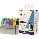 G&G 70346 inktcartridge 6 stuk(s) Compatibel Zwart, Cyaan, Geel, Magenta, Foto cyaan, Foto magenta