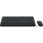 Logitech MK545 ADVANCED Wireless Keyboard and Mouse Combo toetsenbord Inclusief muis Kantoor RF Draadloos Scandinavisch Zwart
