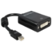 DeLOCK Adapter mini Displayport 0.18 m DVI-I Black