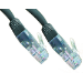 V7 CAT5e Cavo di rete RJ45 UTP non schermato Grigio Scuro 3 m