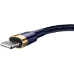 Baseus CALKLF-CV3 lightning cable 2 m Blue, Gold