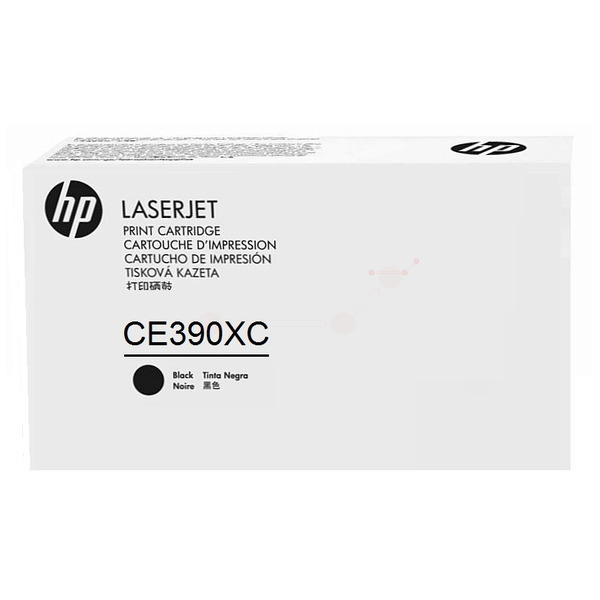 Image of HP CE390XC/90X Toner cartridge black Contract, 24K pages ISO/IEC...