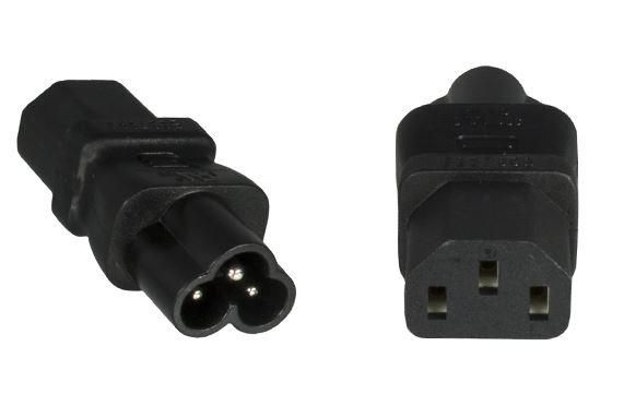 Microconnect PE613AD power plug adapter C6 C13 Black