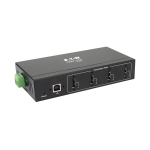 Tripp Lite U223-004-IND-1 4-Port Industrial-Grade USB 2.0 Hub - 15 kV ESD Immunity, Metal Housing, Wall/DIN Mountable