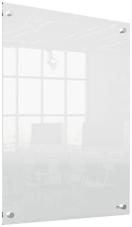 Nobo Transparent Acrylic Mini Whiteboard Wall Mount 600x450mm 1915621