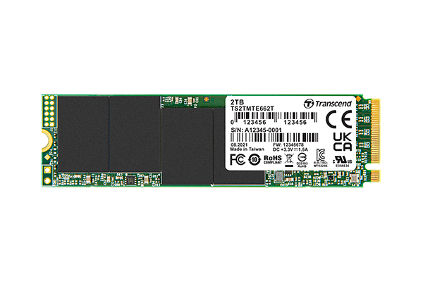 Image of Transcend MTE662T-I 2 TB M.2 PCI Express 3.1 NVMe 3D NAND