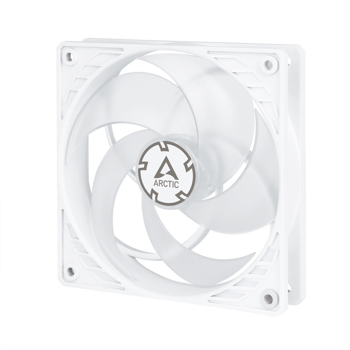 Image of ARCTIC P12 PWM PST (White/Transparent) Pressure-optimised 120 mm...