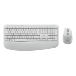 Logitech Signature Comfort Plus Combo MK880 keyboard Mouse included Universal RF Wireless + Bluetooth QWERTY English White