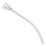 C2G 1000ft (304.8m) TAA-Compliant Cat6 Bulk Unshielded (UTP) Ethernet Network Cable with Solid Conductors-Plenum CMP-Rated - White