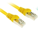 Sharkoon 1m Cat.6 S/FTP networking cable Yellow Cat6 S/FTP (S-STP)