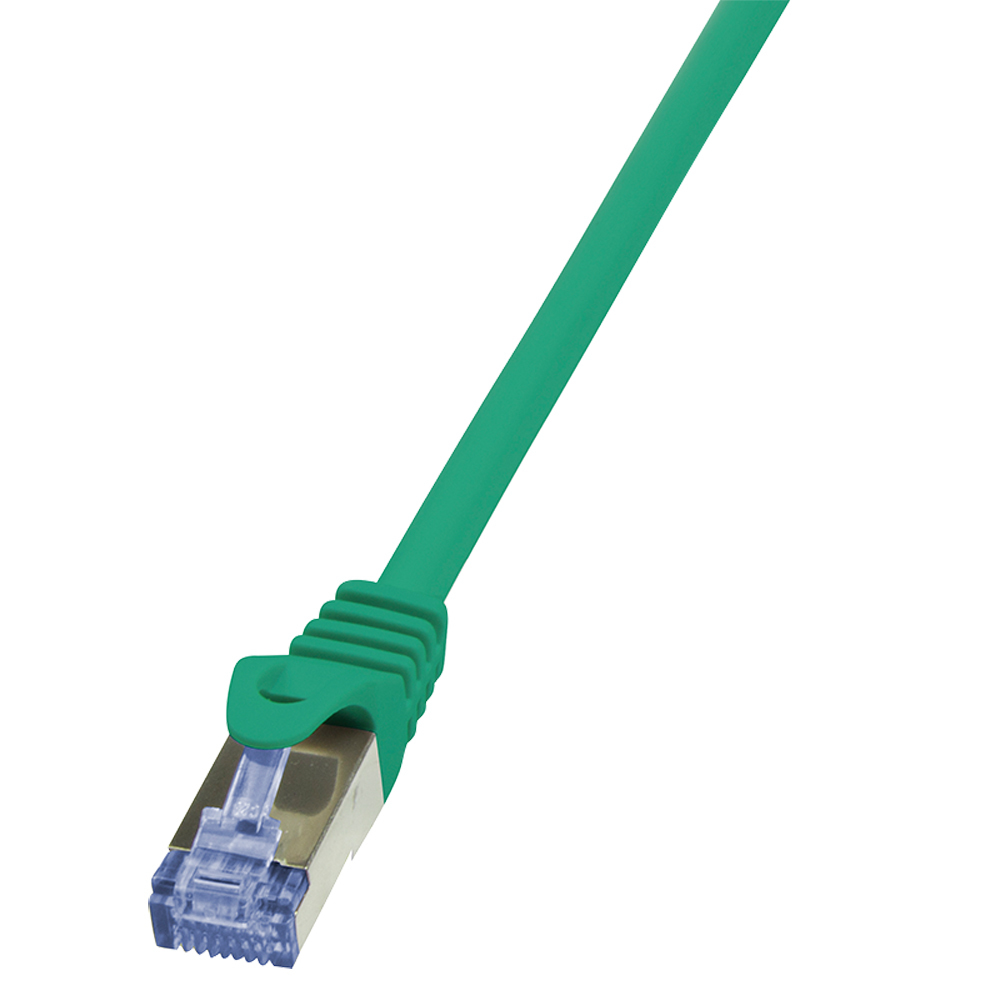 Photos - Ethernet Cable LogiLink 3m Cat.6A 10G S/FTP networking cable Green Cat6a S/FTP (S-STP 