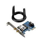 ASUS AC1200 Dual-Band Wireless Bluetooth 4.0  WIN/Liux compatible,Support Wireless Display (WIDI), 2x Ant