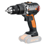 WORX WX373.9 drill 2000 RPM Keyless 1.58 kg Black, Orange, Silver