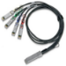 Mellanox Technologies MCP7F00-A005R26L cable de fibra optica 5 m QSFP28 4x SFP28 Negro