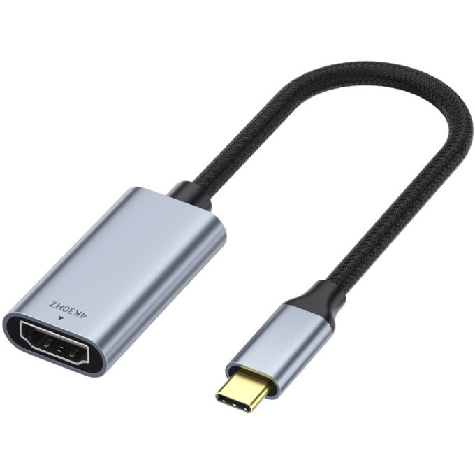 JLC Type C (Male) to HDMI (Female) with USB C to USB A 3.0 Adapter