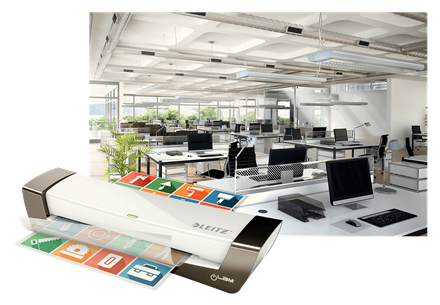 Leitz iLAM Office Laminator A4 Silver/White 72511084