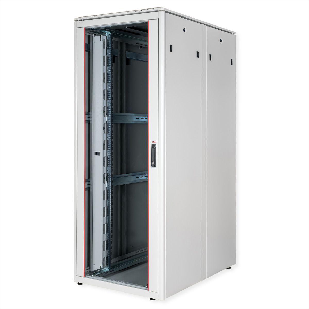 ROLINE 19-inch Network Cabinet Pro 42 U. 800x1200 WxD glass door grey