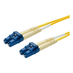 Monoprice SINGLE-MODE FIBER OPTIC CABLE - LC-LC UL 2MM 9/125 OFNR DUPLEX YELLOW InfiniBand/fibre optic cable 433.1" (11 m)